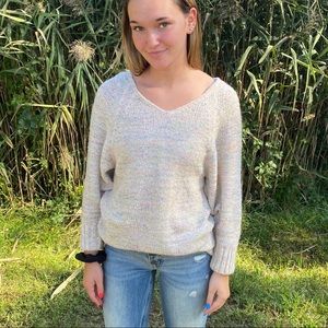 Natural Beauty Basic Multi-Colored Knit Sweater